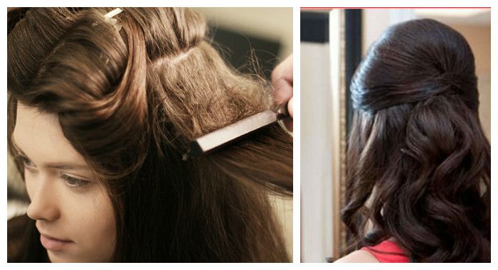 Создать прикорневой объем волос можно с помощью начесов или специальных шаньенов и валиков для создания причесок, фото