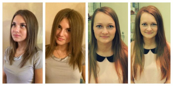 Прикорневой объем волос на длинные волосы фото до и после