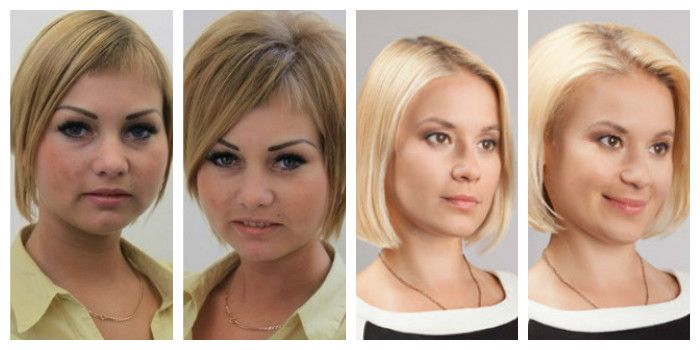 Прикорневой объем волос на короткие волосы фото до и после