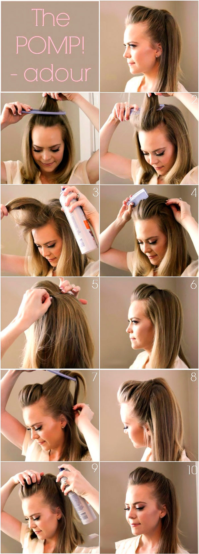 Пошаговая инструкция по выполнению вечерней объемной прически на длинные волосы