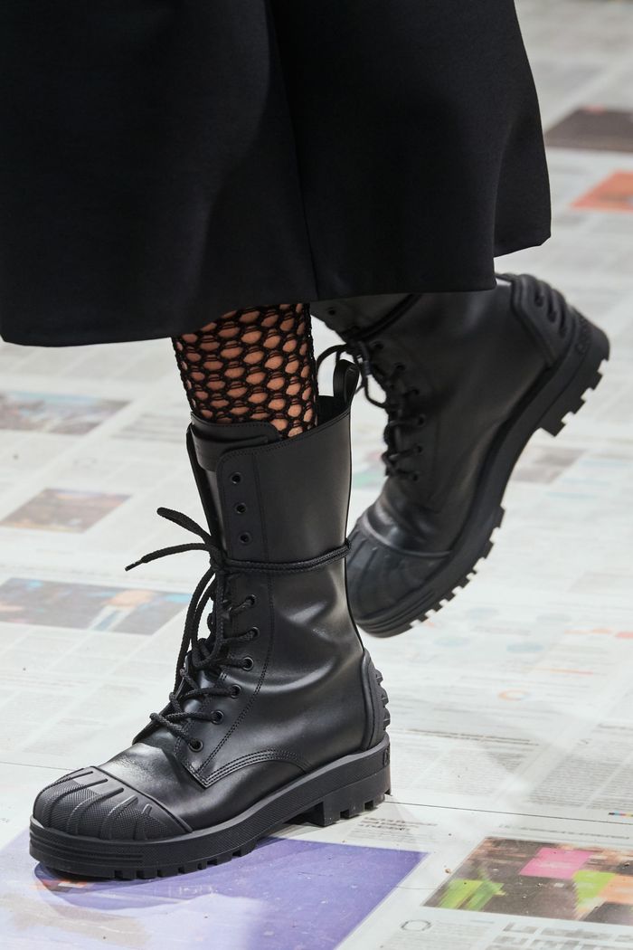 Модная женская обувь сезона осень-зима 2020-2021 - ботинки из коллекции Christian Dior