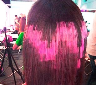 новинки окрашивания волос 2016: пиксельное окрашивание