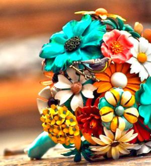 Свадебные букеты своими руками или модный handmade