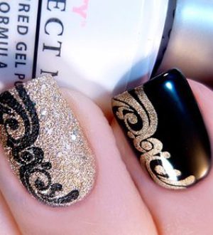 Золотой маникюр: безупречный стиль и роскошь (фото)