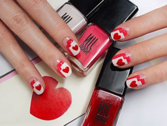 Маникюр на День святого Валентина (14 февраля), фото