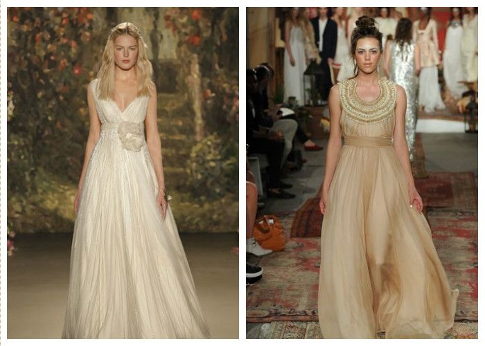 Греческое свадебное платье: фото модных фасонов 2016