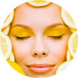 Маска с лимоном для лица