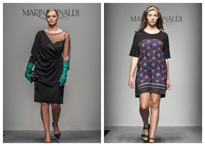 Платья для полных девушек: бренд Marina Rinaldi (фото)