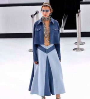 Популярные фасоны джинсовых платьев