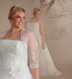 Свадебные платья для полных женщин 2018 года