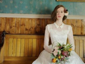 Необычные элементы на свадебном платье