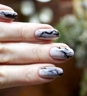 Мраморный маникюр гель-лаком: marble nails, stone nails. Как сделать?