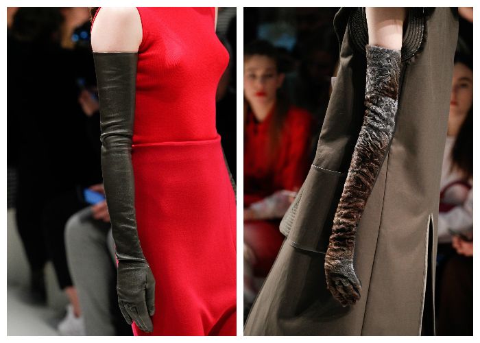 Мода на длинные перчатки 2017