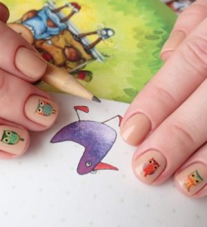 Несложный дизайн ногтей гель-лаком для начинающих фото