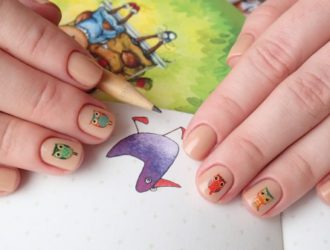 Несложный дизайн ногтей гель-лаком для начинающих фото