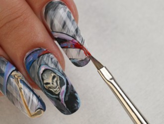 3 идеи маникюра на Хеллоуин (Halloween), фото