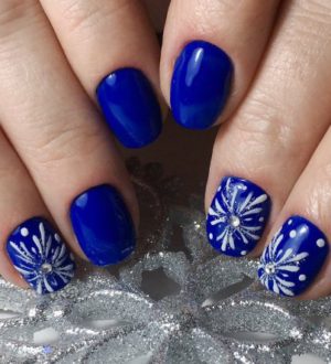 Маникюр снежинки: фото пошаговые с идеями дизайна