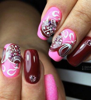 Супермодный маникюр декабрь 2017: самые красивые ногти