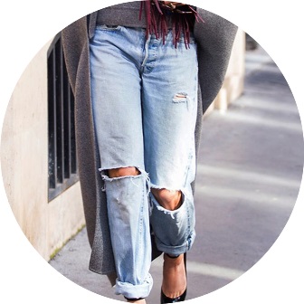 Модные женские джинсы бойфренды