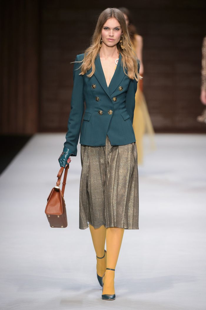 Модная женская юбка осень-зима Elisabetta Franchi