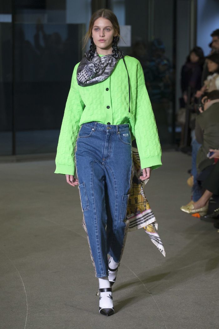 Модные женские джинсы MSGM