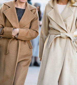 С чем носить пальто весной
