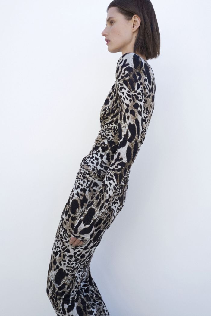 Модное леопардовое платье Alexandre Vauthier
