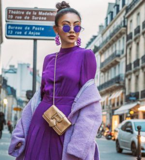 Сиреневое платье — 10 самых модных моделей 2025