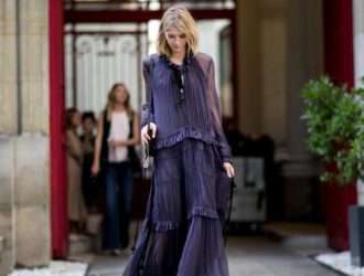 13 модных фиолетовых платьев