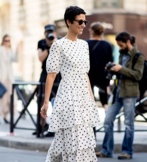 Черно-белое платье — актуальные новинки 2020