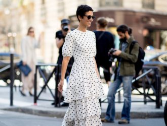 Черно-белое платье — актуальные новинки 2020