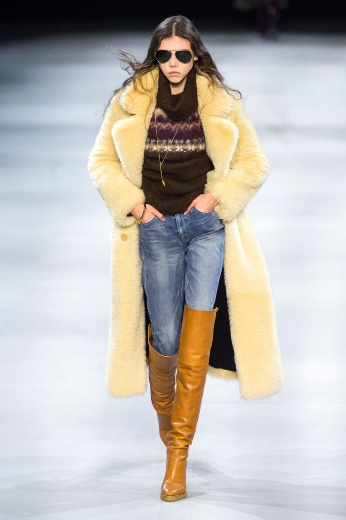 Модные джинсы осень-зима 2019-2020 из коллекции Celine