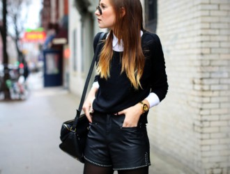 Как и с чем носить кожаные шорты — 4 самых модных варианта