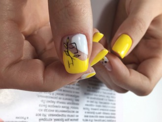 Мастер-класс: создаем летний желтый маникюр