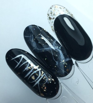 Идея черного маникюра на лето: пошаговое выполнение