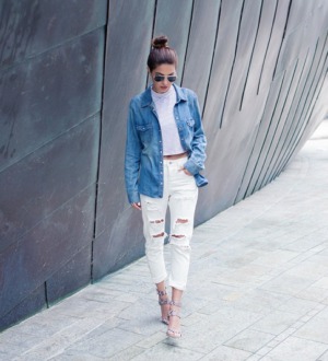 С чем носить белые джинсы: тренды лета