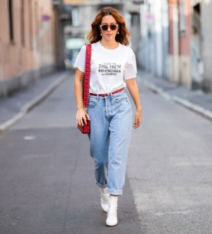 С чем носить высокие джинсы: 4 интересные идеи