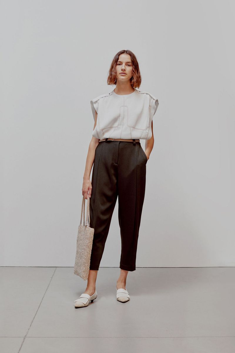 Модная блузка весна-лето 2021 из коллекции Anteprima