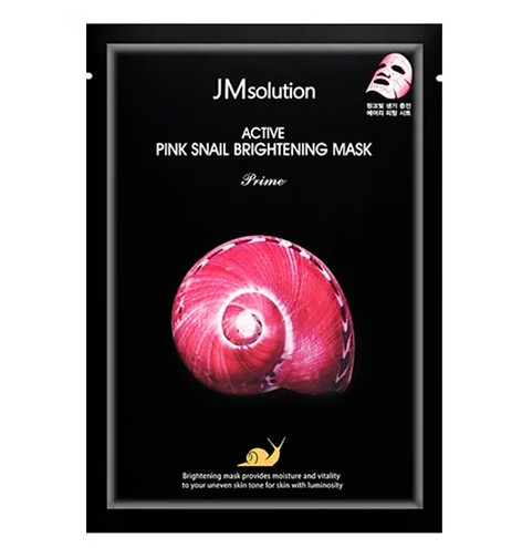 ТОП-17 в рейтинге тканевых масок для лица JM Solutionс муцином улитки Active Pink Snail Brightening Mask Prime