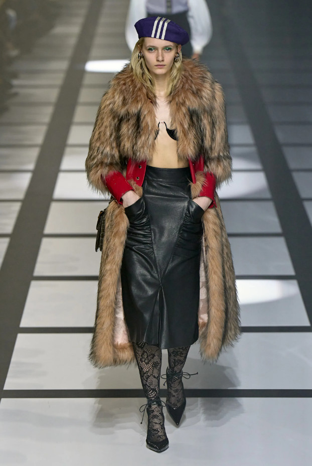 Модные юбки зима 2022-2023 из коллекции Gucci
