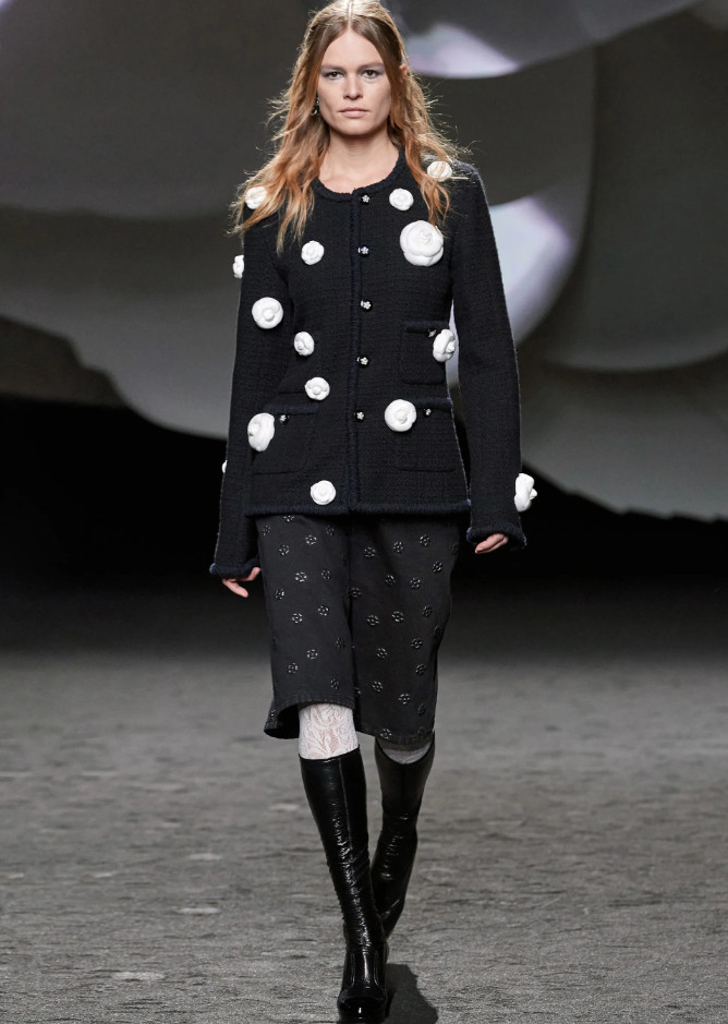 Модные принты осень-зима 2023-2024: коллекция Chanel