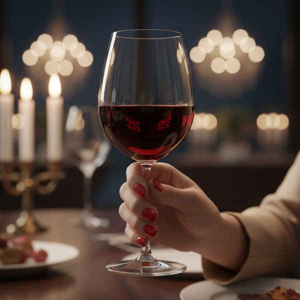 Классический красный маникюр на коротких ногтях