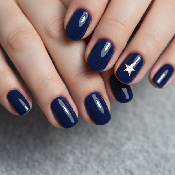 Одна маленькая звезда на ногте