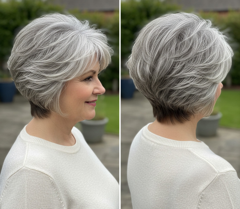 Модельные стрижки для полных женщин после 60 лет.