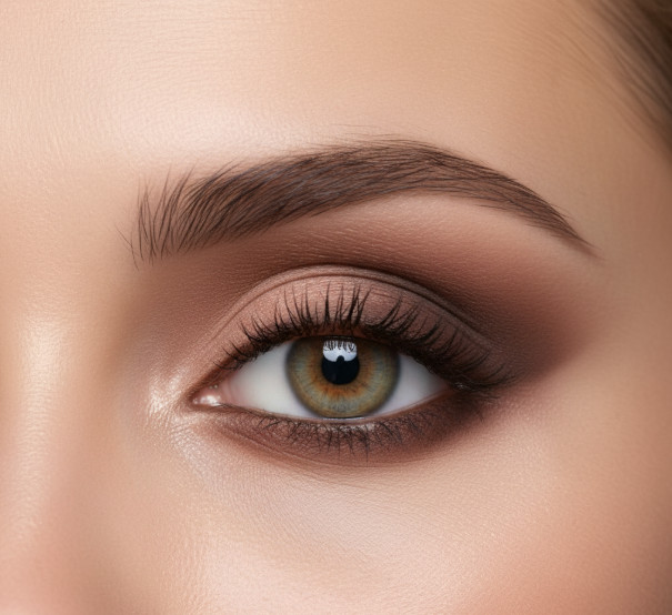 Макияж для нависшего века смоки айс