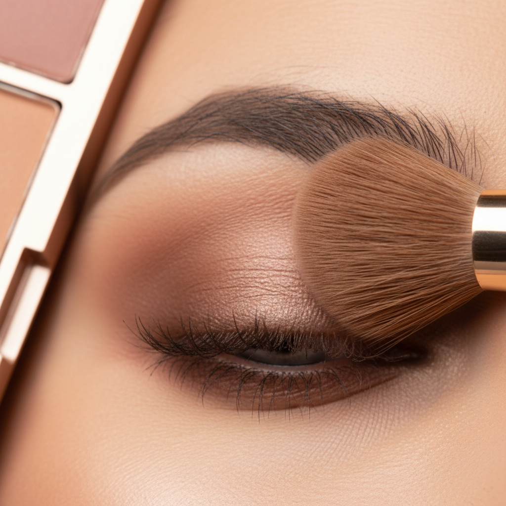 Шаг 5: Растушевка границ переходным оттенком теней